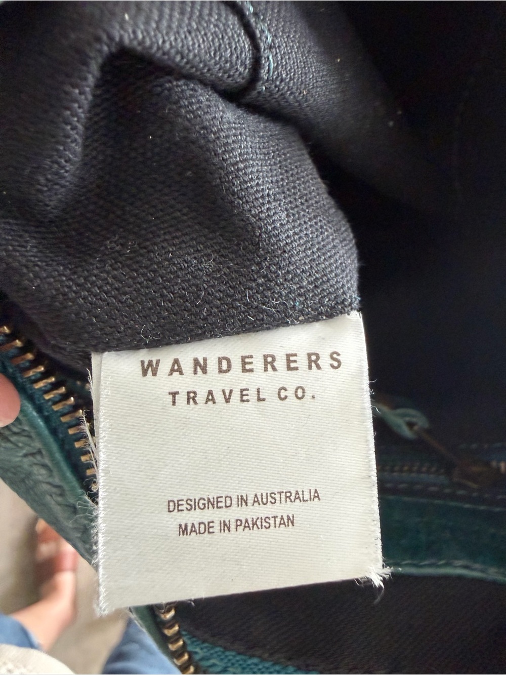 Wanderers Travel Co. Santorini Crossover Bag in Azzurra - Picture 12 of 14
